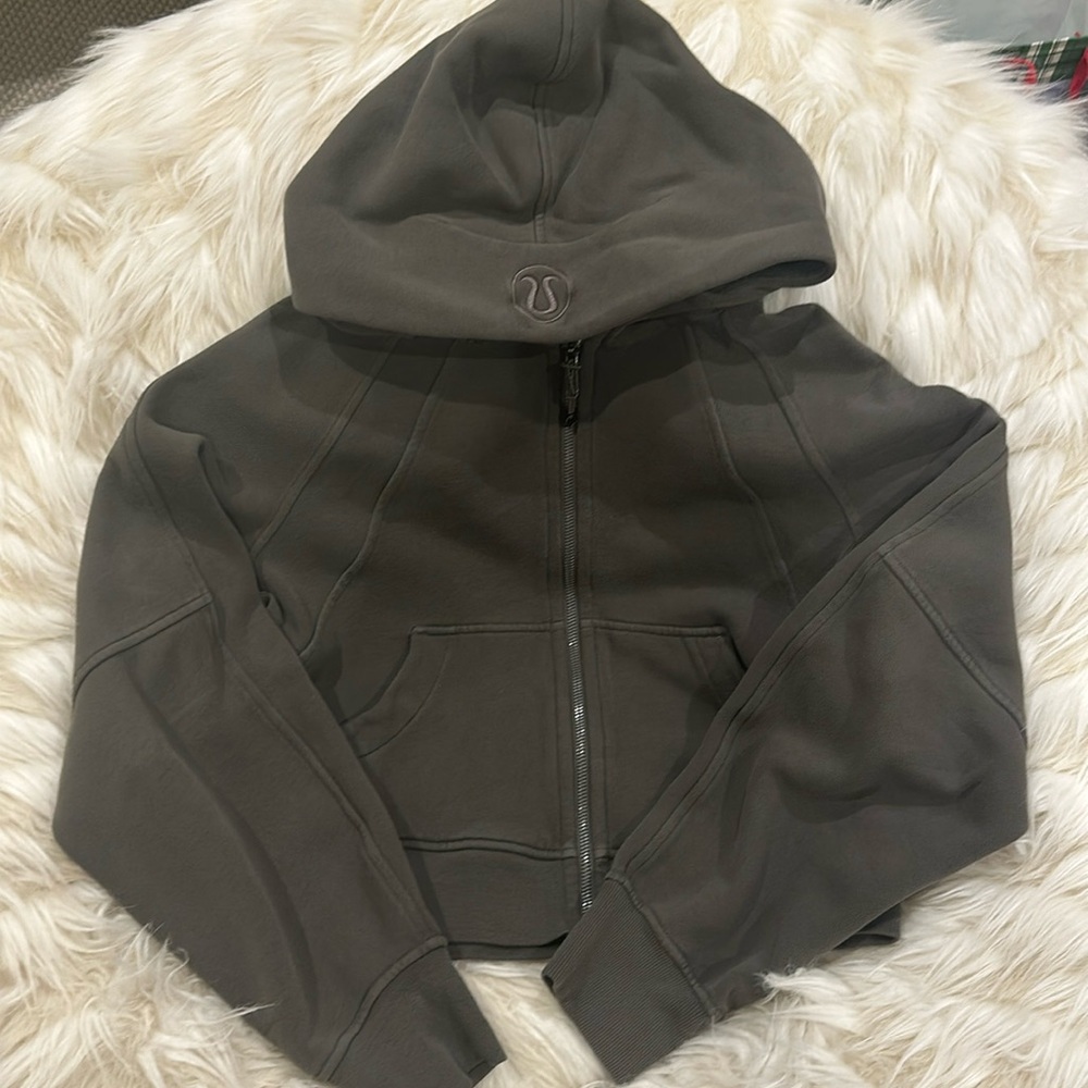 lululemon full zip oversized scuba